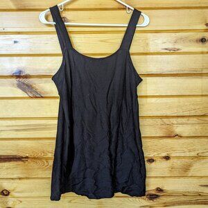 Eileen Fisher Black Long Tank